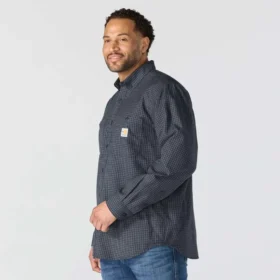 Camisa a cuadros de manguitos largos «Fr Force Sun Defender™» para hombre – Camisas con protección solar