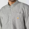 Camisa a cuadros de manguitos largos «Fr Force Sun Defender™» para hombre - Camisas con protección solar