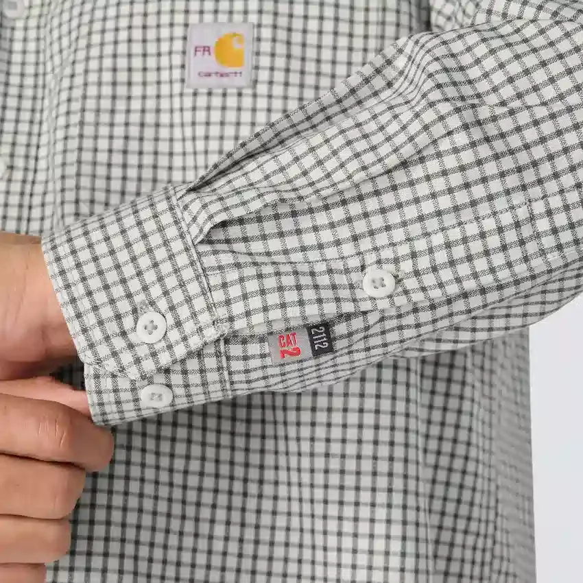 Camisa a cuadros de manguitos largos «Fr Force Sun Defender™» para hombre - Camisas con protección solar
