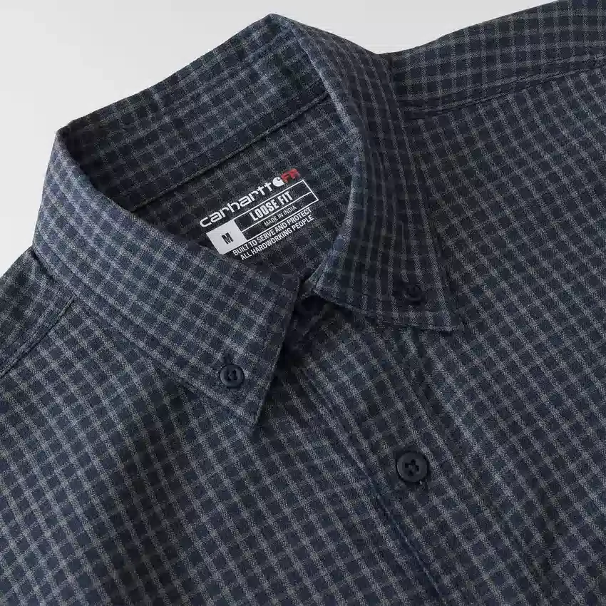 Camisa a cuadros de manguitos largos «Fr Force Sun Defender™» para hombre - Camisas con protección solar