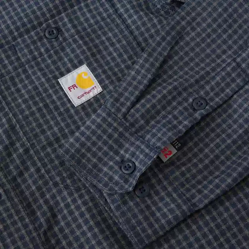 Camisa a cuadros de manguitos largos «Fr Force Sun Defender™» para hombre - Camisas con protección solar