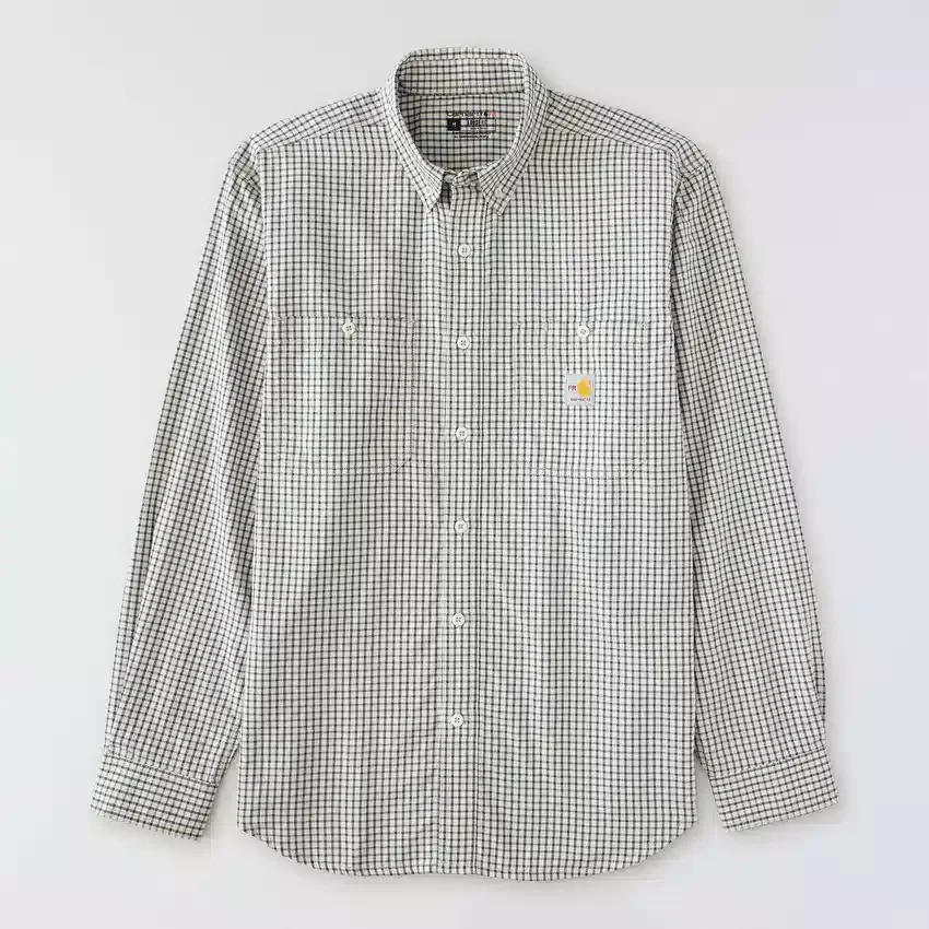 Camisa a cuadros de manguitos largos «Fr Force Sun Defender™» para hombre - Camisas con protección solar