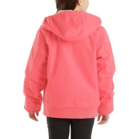 Camisa Active Jac con manguitos largos para niña, de franela con forro de sherpa (niños/jóvenes)
