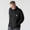Camisa-chaqueta acolchada de corte holgado y tejido grueso con cierre de botones Rain Defender®