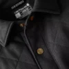 Camisa-chaqueta acolchada de corte holgado y tejido grueso con cierre de botones Rain Defender®