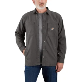 Camisa-chaqueta de lona Fr Rigby para hombre - Camisas ignífugas