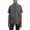 Camisa de chambray con manguitos cortos y corte holgado «Fort» para hombre - Camisas de trabajo para hombre
