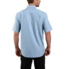 Camisa de chambray con manguitos cortos y corte holgado «Fort» para hombre - Camisas de trabajo para hombre