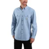 Camisa de chambray con manguitos largos y corte holgado «Fort» para hombre - Camisas de trabajo para hombre