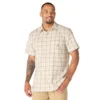 Camisa de cuadros de manguitos cortos y corte holgado «Bozeman» para hombre