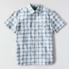 Camisa de cuadros de manguitos cortos y corte holgado «Bozeman» para hombre