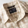 Camisa de cuadros de manguitos cortos y corte holgado «Bozeman» para hombre