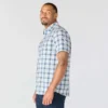 Camisa de cuadros de manguitos cortos y corte holgado «Bozeman» para hombre