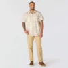 Camisa de cuadros de manguitos cortos y corte holgado «Bozeman» para hombre