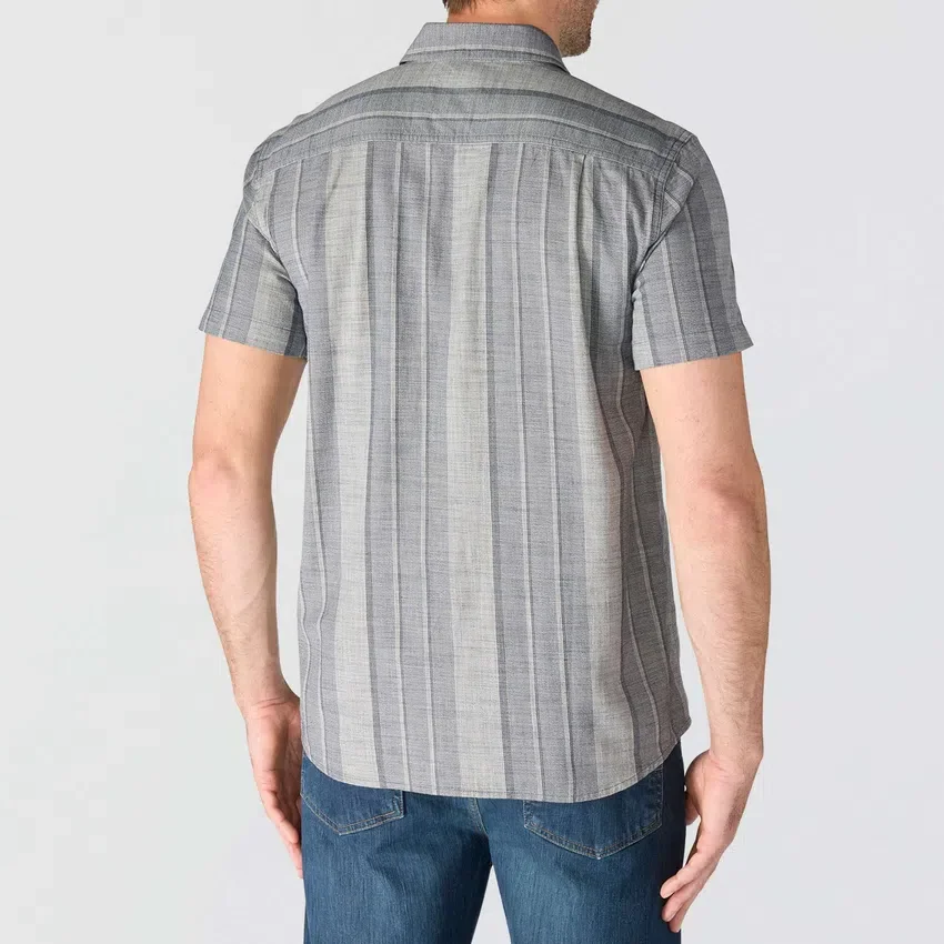 Camisa de cuadros de manguitos cortos y corte holgado «Bozeman» para hombre