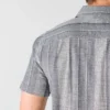 Camisa de cuadros de manguitos cortos y corte holgado «Bozeman» para hombre