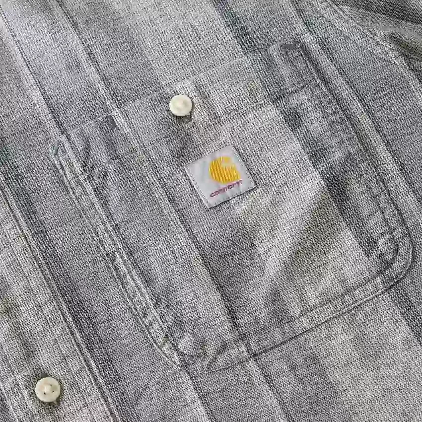 Camisa de cuadros de manguitos cortos y corte holgado «Bozeman» para hombre