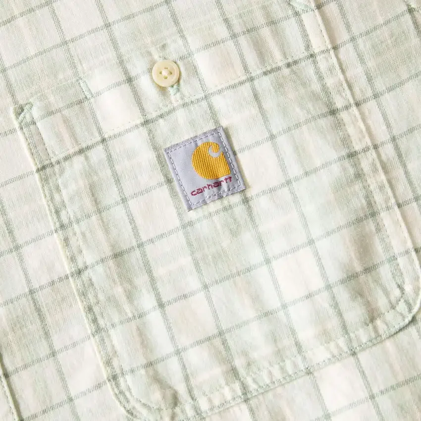 Camisa de cuadros de manguitos cortos y corte holgado «Bozeman» para hombre