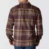 Camisa de franela a cuadros de manguitos largos, de peso medio y corte holgado Rugged Flex™