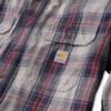 Camisa de hombre de sarga a cuadros, corte holgado y manguitos largos - Camisas ignífugas