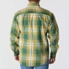 Camisa de hombre de sarga a cuadros, corte holgado y manguitos largos - Camisas ignífugas