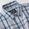 Camisa de hombre de sarga a cuadros, corte holgado y manguitos largos - Camisas ignífugas
