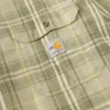 Camisa de hombre de sarga a cuadros, corte holgado y manguitos largos - Camisas ignífugas