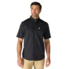 Camisa de manguitos cortos de chambray Force Sun Defender™ para hombre, corte holgado - Camisas con protección solar