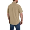 Camisa de manguitos cortos de chambray Force Sun Defender™ para hombre, corte holgado - Camisas con protección solar