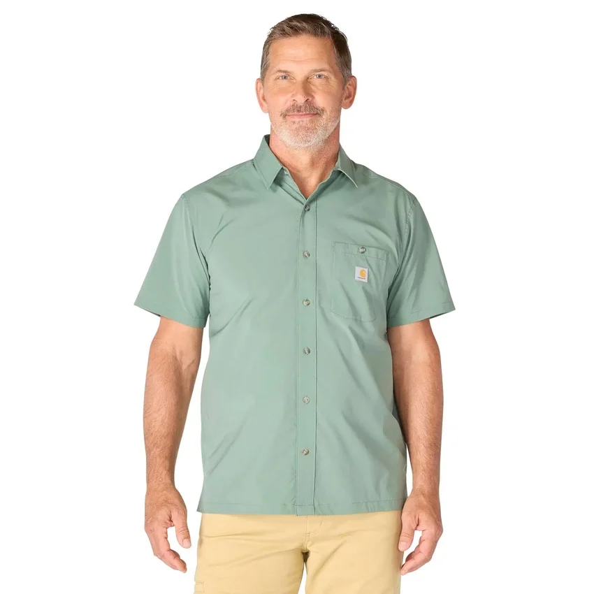 Camisa de manguitos cortos de corte holgado Force Sun Defender™ para hombre - Camisas con protección solar