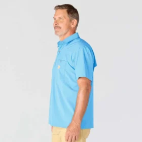 Camisa de manguitos cortos de corte holgado Force Sun Defender™ para hombre – Camisas con protección solar