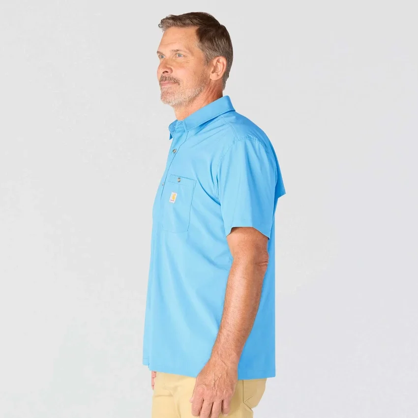 Camisa de manguitos cortos de corte holgado Force Sun Defender™ para hombre - Camisas con protección solar