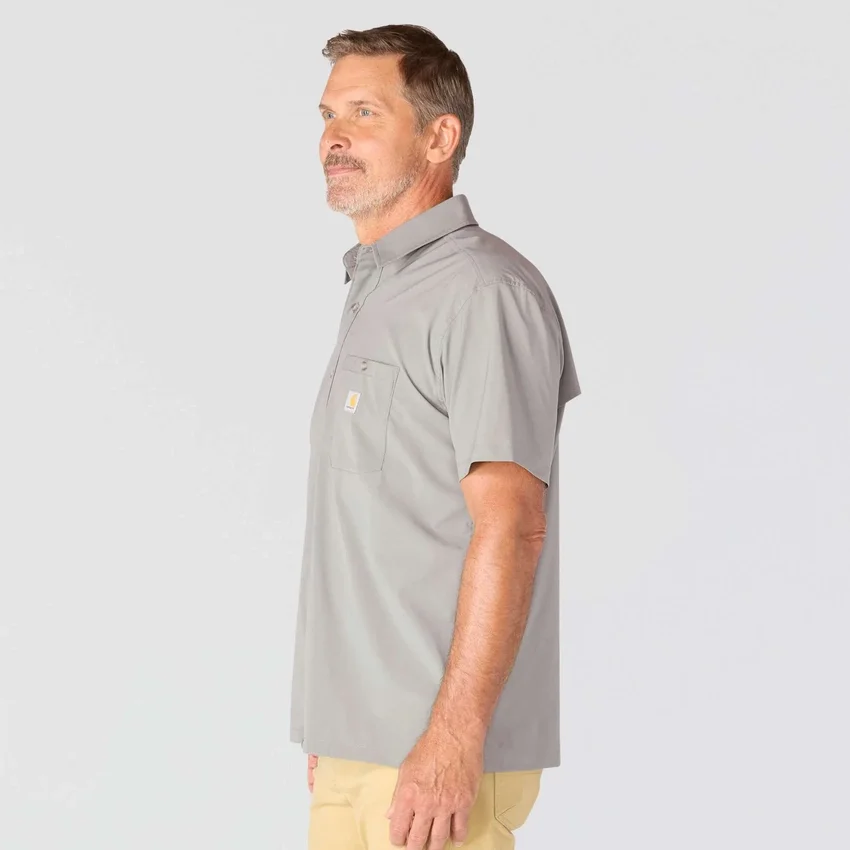 Camisa de manguitos cortos de corte holgado Force Sun Defender™ para hombre - Camisas con protección solar