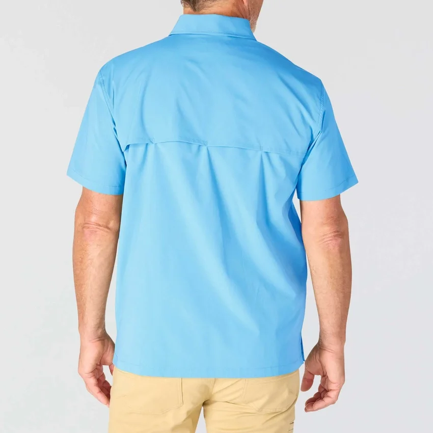 Camisa de manguitos cortos de corte holgado Force Sun Defender™ para hombre - Camisas con protección solar