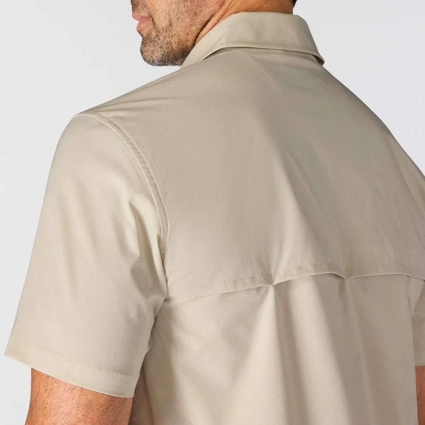 Camisa de manguitos cortos de corte holgado Force Sun Defender™ para hombre - Camisas con protección solar