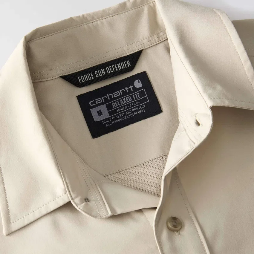 Camisa de manguitos cortos de corte holgado Force Sun Defender™ para hombre - Camisas con protección solar