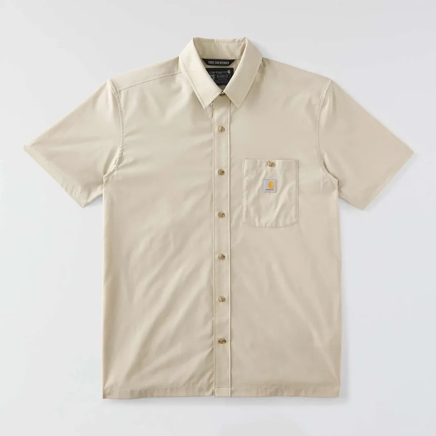 Camisa de manguitos cortos de corte holgado Force Sun Defender™ para hombre - Camisas con protección solar