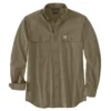 Camisa de manguitos largos de chambray Force Sun Defender™ para hombre, corte holgado - Camisas con protección solar