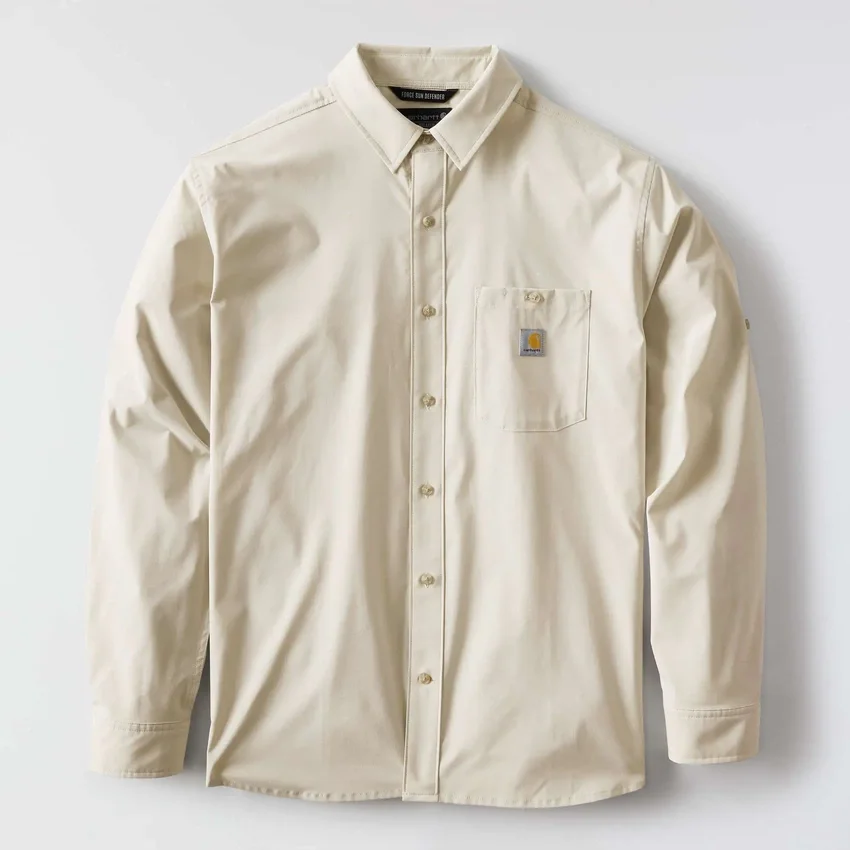 Camisa de manguitos largos de corte holgado Force Sun Defender™ para hombre - Camisas con protección solar