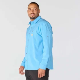 Camisa de manguitos largos de corte holgado Force Sun Defender™ para hombre – Camisas con protección solar