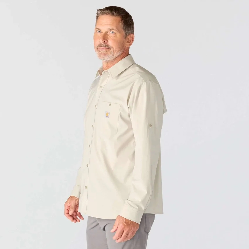 Camisa de manguitos largos de corte holgado Force Sun Defender™ para hombre - Camisas con protección solar