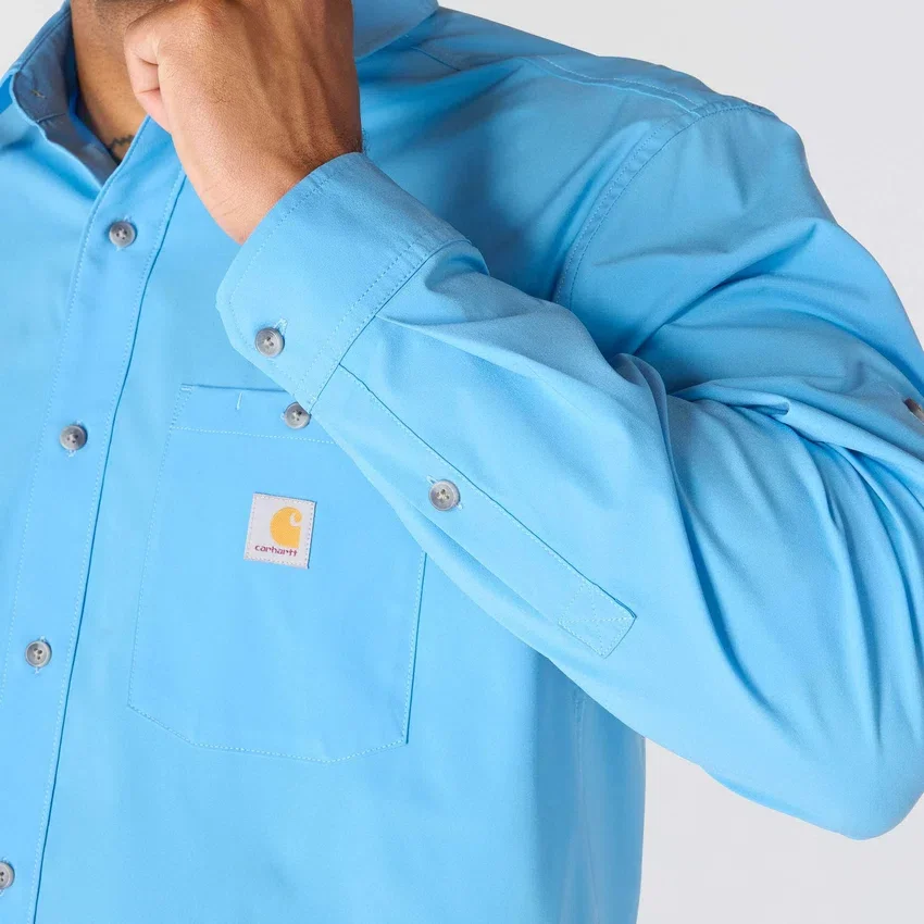 Camisa de manguitos largos de corte holgado Force Sun Defender™ para hombre - Camisas con protección solar