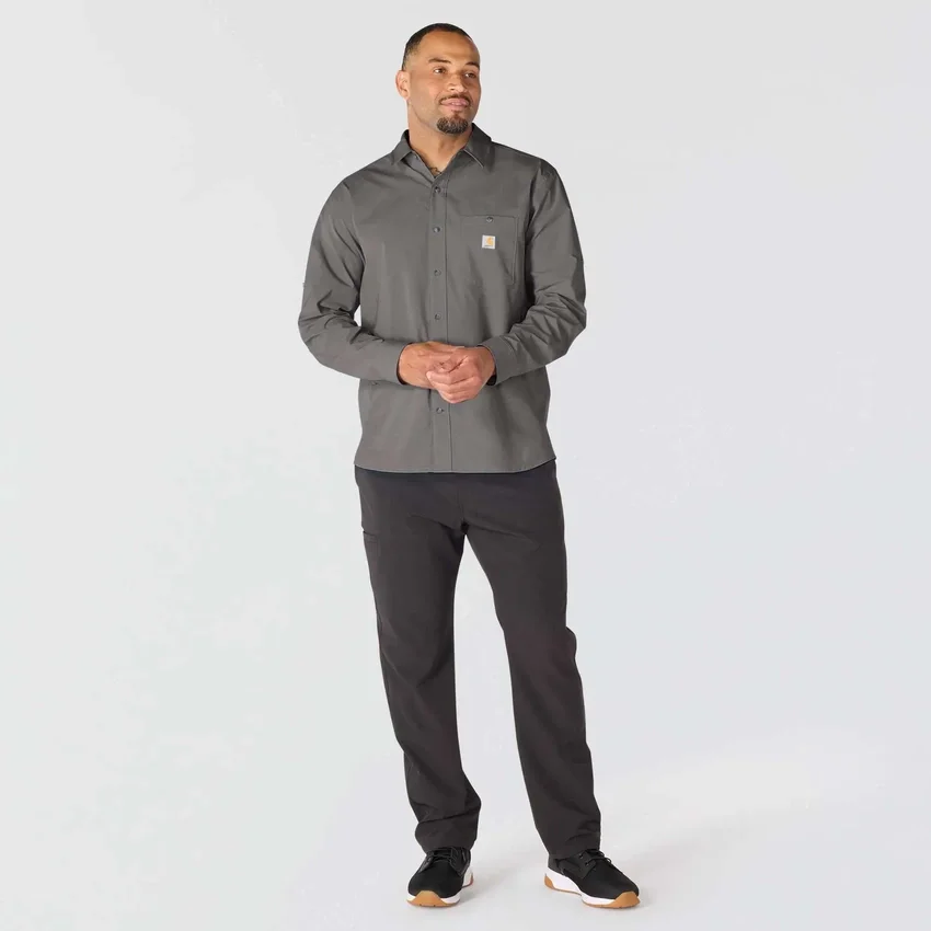 Camisa de manguitos largos de corte holgado Force Sun Defender™ para hombre - Camisas con protección solar