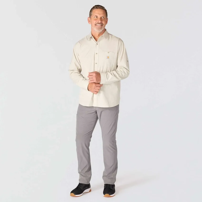 Camisa de manguitos largos de corte holgado Force Sun Defender™ para hombre - Camisas con protección solar