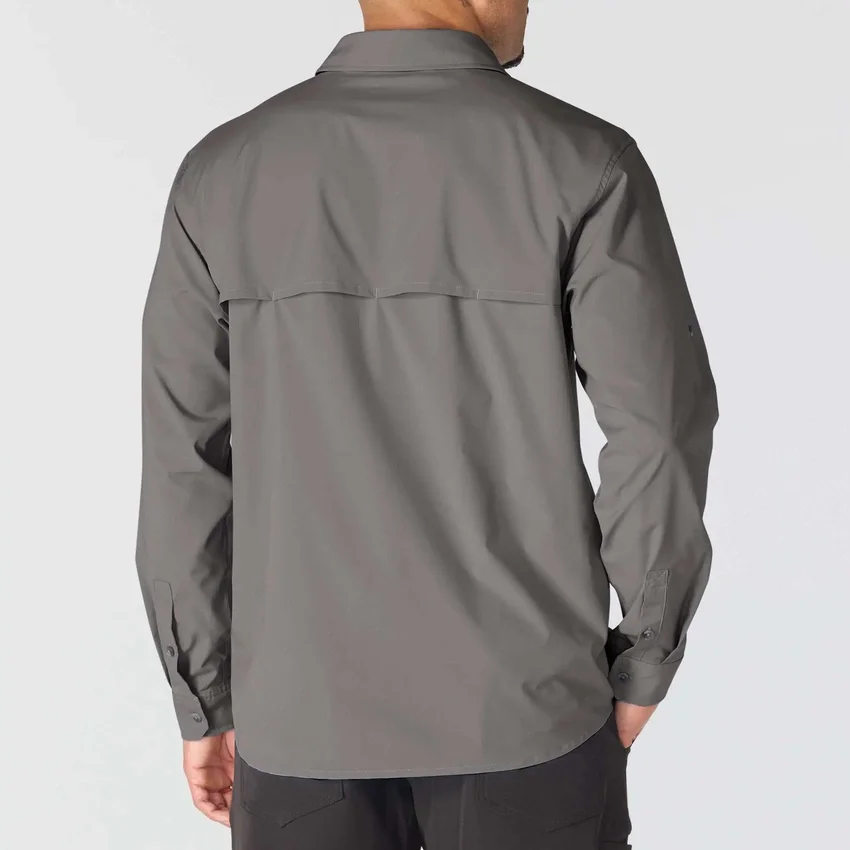 Camisa de manguitos largos de corte holgado Force Sun Defender™ para hombre - Camisas con protección solar