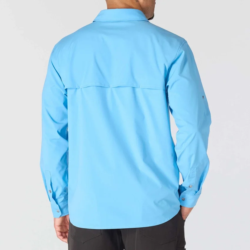 Camisa de manguitos largos de corte holgado Force Sun Defender™ para hombre - Camisas con protección solar