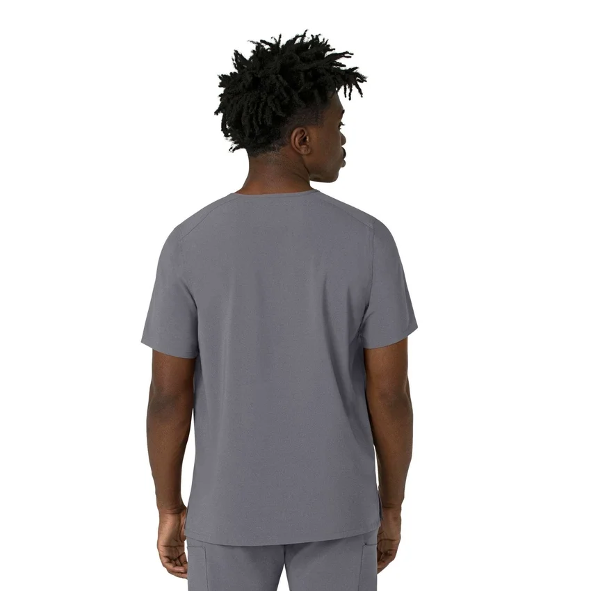 Camisa de trabajo con cuello en V para hombre Force Cross-Flex