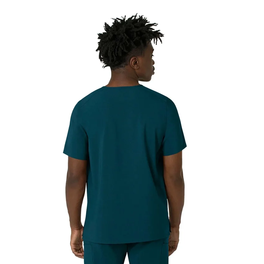 Camisa de trabajo con cuello en V para hombre Force Cross-Flex