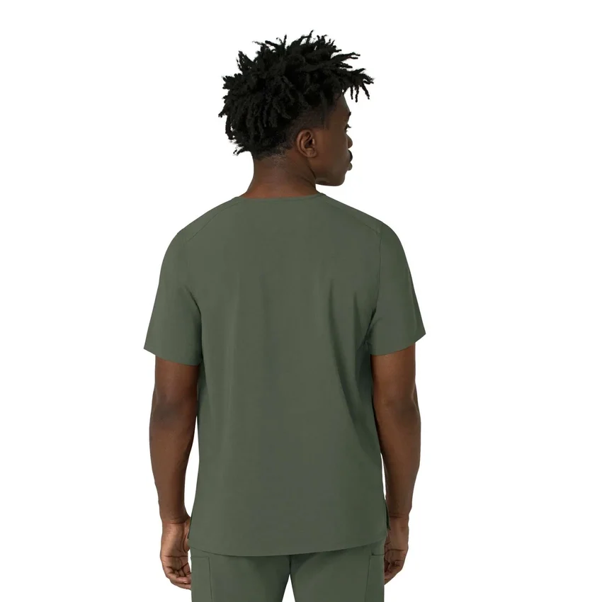 Camisa de trabajo con cuello en V para hombre Force Cross-Flex