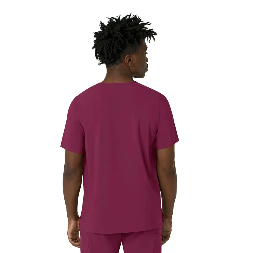 Camisa de trabajo con cuello en V para hombre Force Cross-Flex